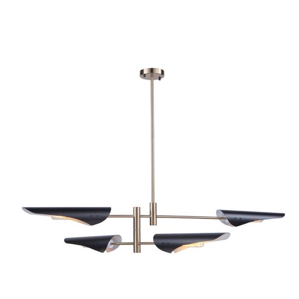 Mercer Lakendria Light Dimmable Modern Linear Chandelier